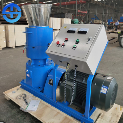 Έλεγχος PLC μηχανής πέλλετ πριονιδιού ξύλου 30kw επίπεδης μήτρας βιομάζας