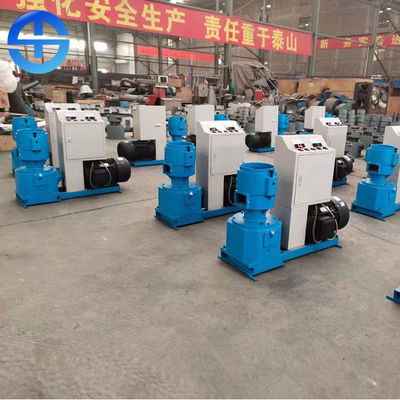 επίπεδος κύβος 260mm 400Kg/H 600kg/H μηχανή σβόλων βιομαζών