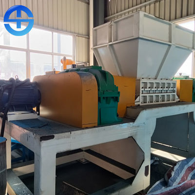 2*22kw ευφυής καταστροφέας εγγράφων δύο παλιοσίδερου δύναμης 2-3 Ton/H άξονας